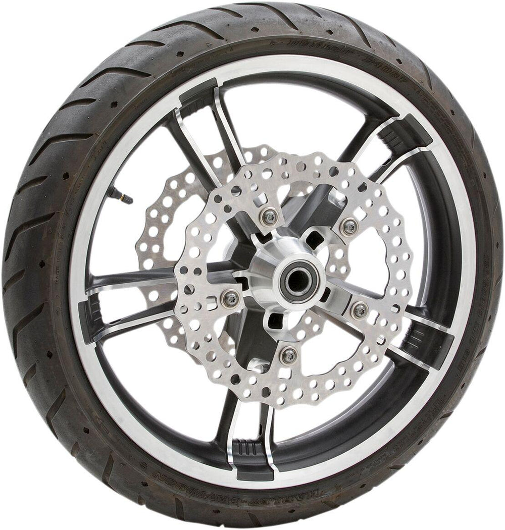 Arlen Ness Jagged Floating Brake Disc For Harley Davidson FLHR 1690 - Front Left