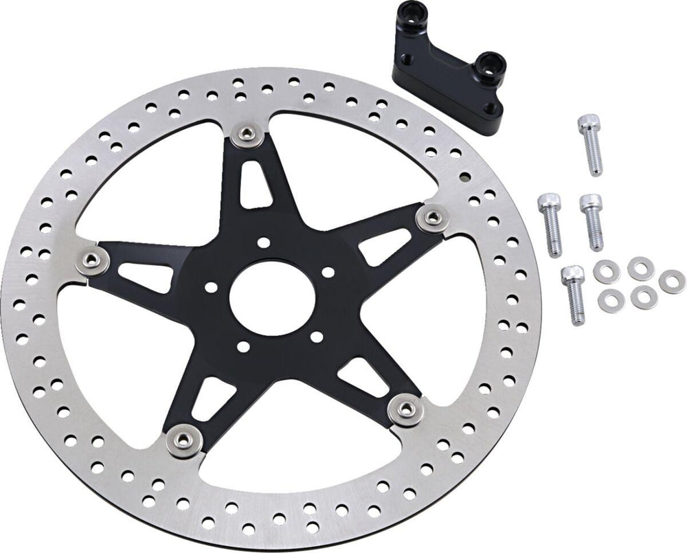 Arlen Ness Big Brake Floating Brake Disc Kit For Harley Davidson FLHR 1584 2008 - Front Left