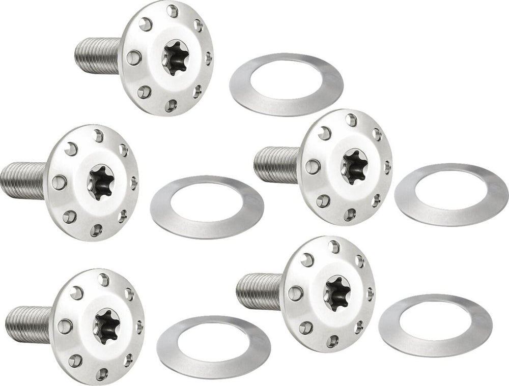 Arlen Ness Holeshot Floating Brake Disc Bolt Kit For Harley Davidson FLHX 1923 2024 - Silver