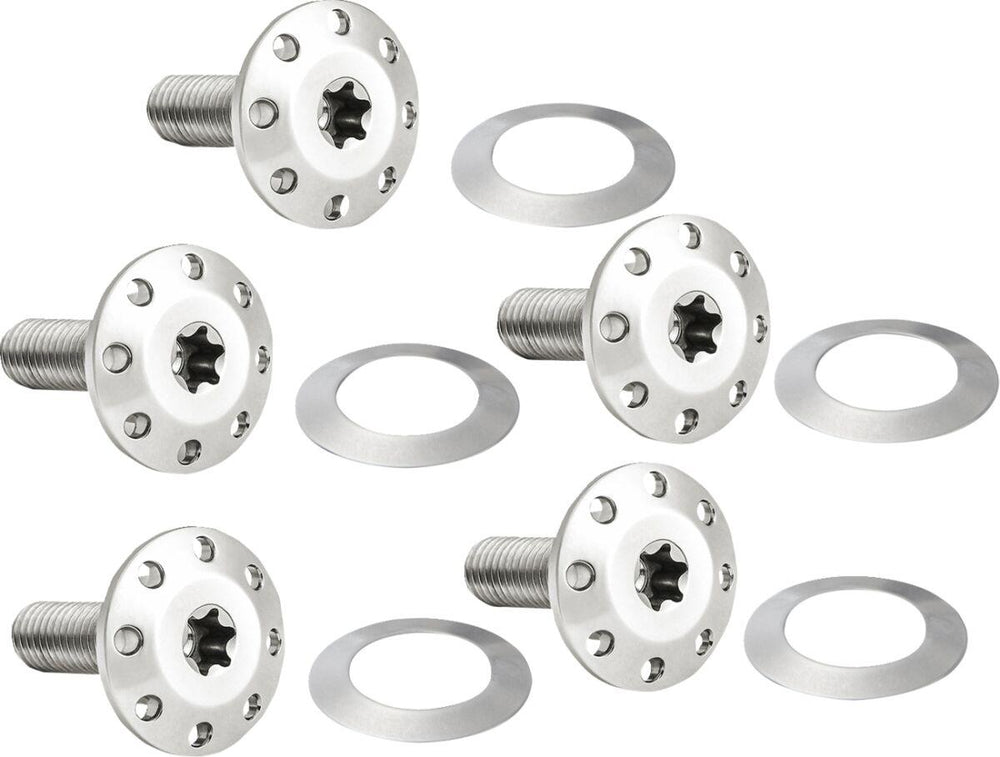 Arlen Ness Holeshot Floating Brake Disc Bolt Kit For Indian 101Scout 1250 2024 Front - Silver