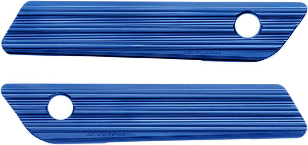 Arlen Ness Saddlebag Latch Covers For Harley Davidson FLH 1868 2021 - Blue
