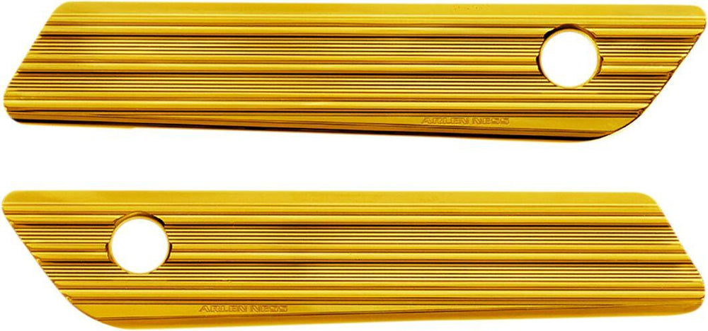 Arlen Ness Saddlebag Latch Covers For Harley Davidson FLH 1868 2021 - Gold