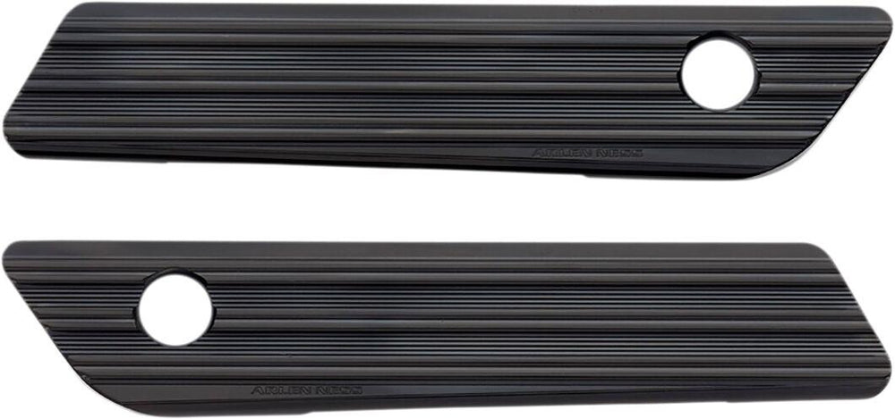 Arlen Ness Saddlebag Latch Covers For Harley Davidson FLH 1868 2021 - Black