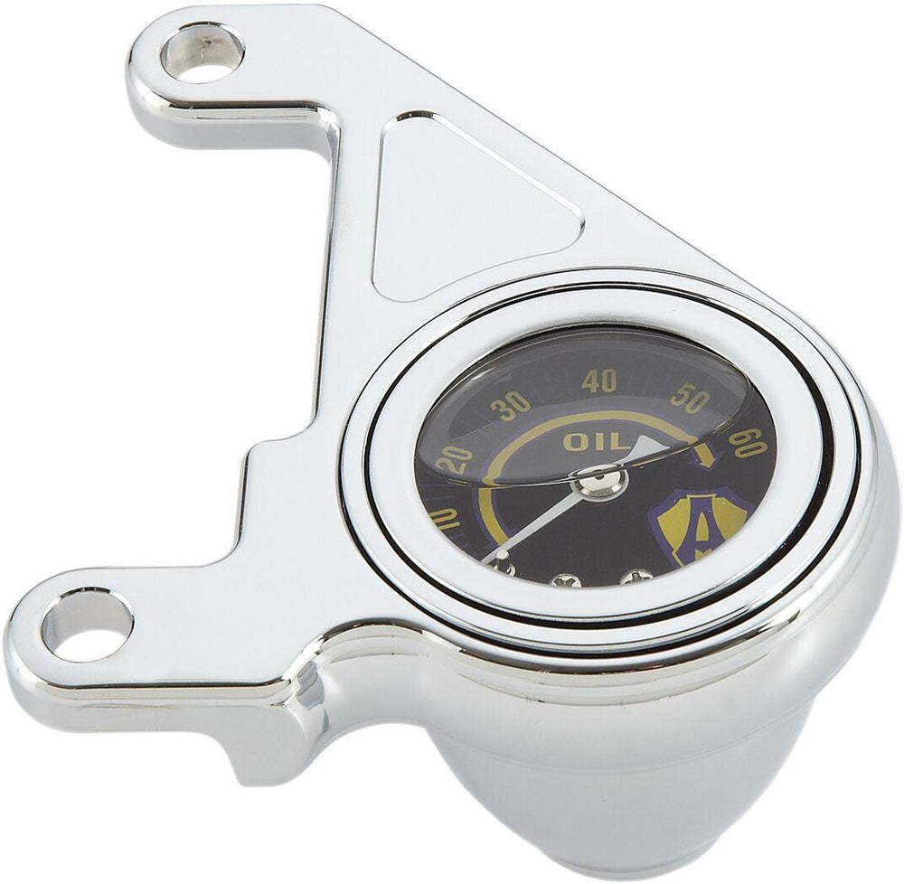 Arlen Ness Oil Pressure Gauge Kit For Harley Davidson FLD 1690 2012-2013 - Silver