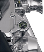 Arlen Ness Oil Pressure Gauge Kit For Harley Davidson FLD 1690 2012-2013 - Silver