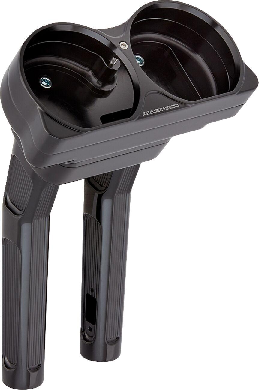 Arlen Ness Method Kickback Handlebar Riser For Harley Davidson FLHRXS 1868 2024 25.5 cm (10") Rise - Black