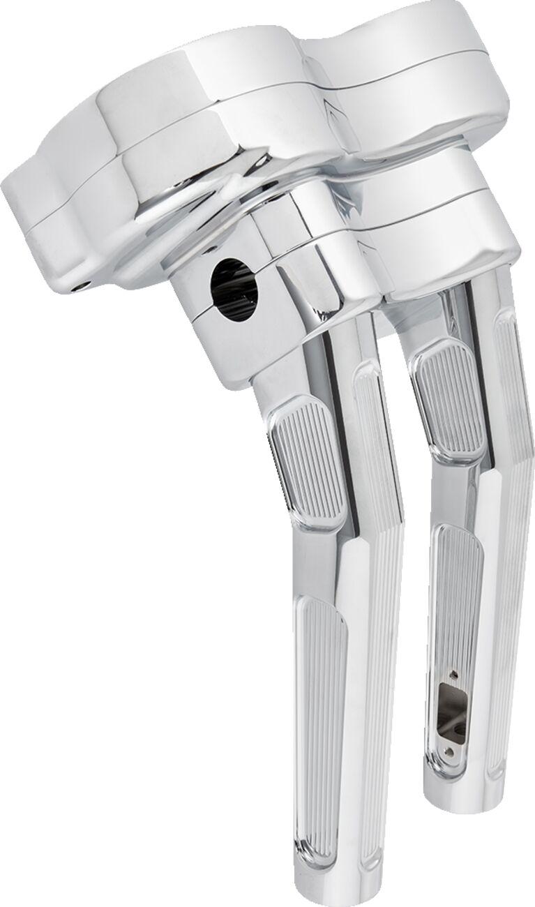 Arlen Ness Method Kickback Handlebar Riser For Harley Davidson FLHRXS 1868 2024 25.5 cm (10") Rise - Chrome