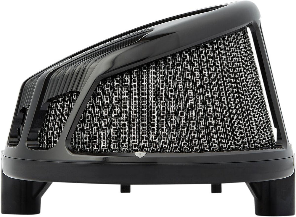 Arlen Ness Sidekick Air Cleaner Kit For Harley Davidson FLD 1690 2012-2013 - Black