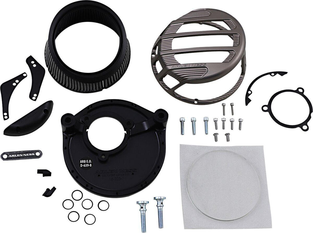 Arlen Ness Sidekick Air Cleaner Kit For Harley Davidson FLDE 1750 2018-2020 - Titanium