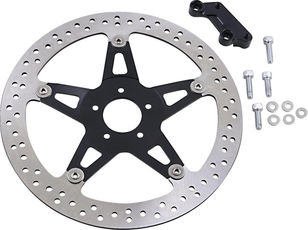 Arlen Ness Big Brake Floating Brake Disc Kit For Harley Davidson FLHR 1584 2008 - Front Left