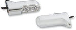 Arlen Ness Bolt-On Turn Signals with Power LEDs For Harley Davidson FXD 1450 1999-2003 Rear Chrome Clear