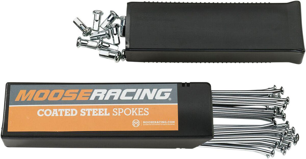 Moose Racing Coated Steel Spoke Set For Honda CR125 1989-2007 - Rear