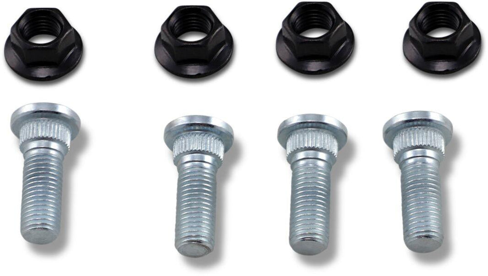 Moose Racing Wheel Stud/Nut Kit For Yamaha YFS200 1995-2006 Rear - Black/Silver