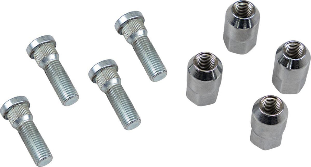 Moose Racing Wheel Stud Nut Kit For Polaris General 1000 4X4 2019 Fits Front Or Rear - Silver