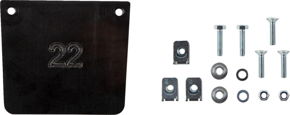 Moose Racing Pro LG Skid Plate For Sherco SCF 450 2019-2020 - Black