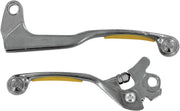 Moose Racing Competition Grip Lever Set For Suzuki RM125 2004-2010 - Silver Yellow