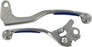 Moose Racing Competition Grip Lever Set For Yamaha YZ80 2001 - Blue Silver