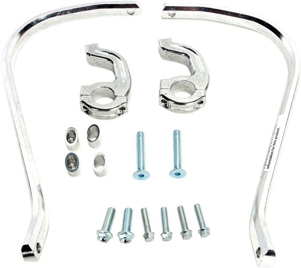 Moose Racing Contour Hand Guards - Silver