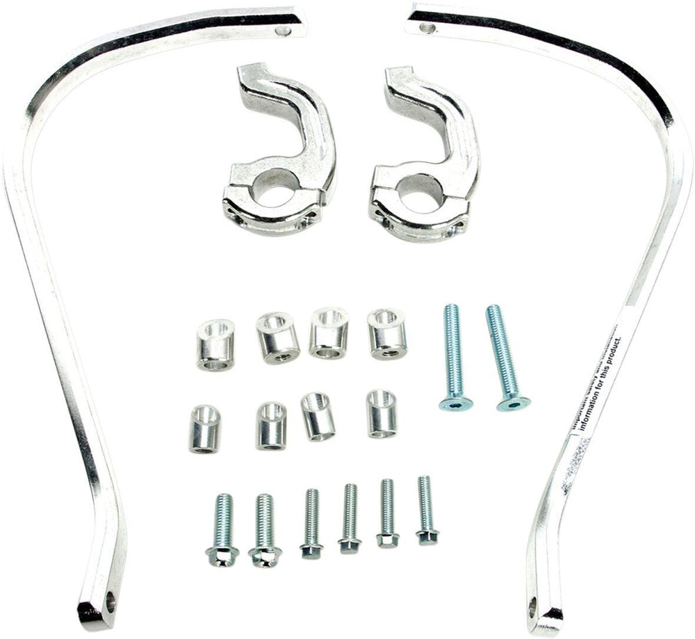 Moose Racing Contour Hand Guards - Silver