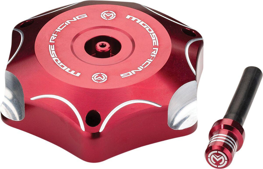 Moose Racing Aluminium Fuel Cap For Honda CR85R 2003-2007 - Red