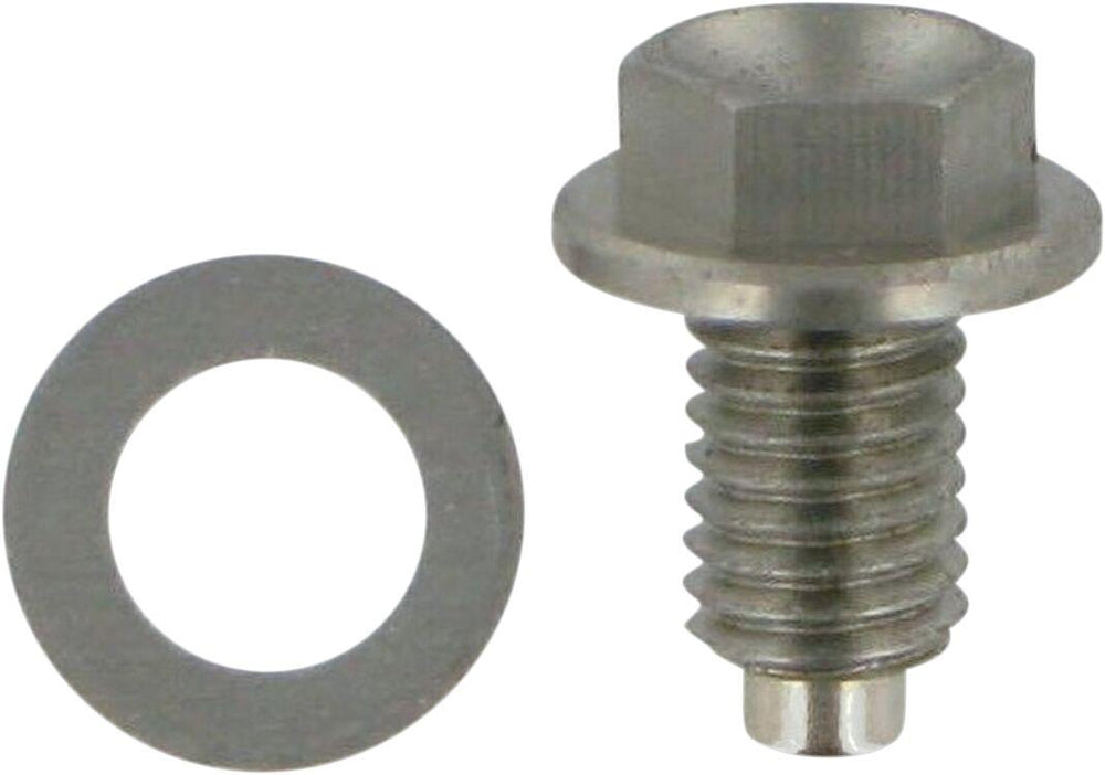 Moose Racing Magnetic Drain Plug For Suzuki RMZ450 2008-2014 - Silver