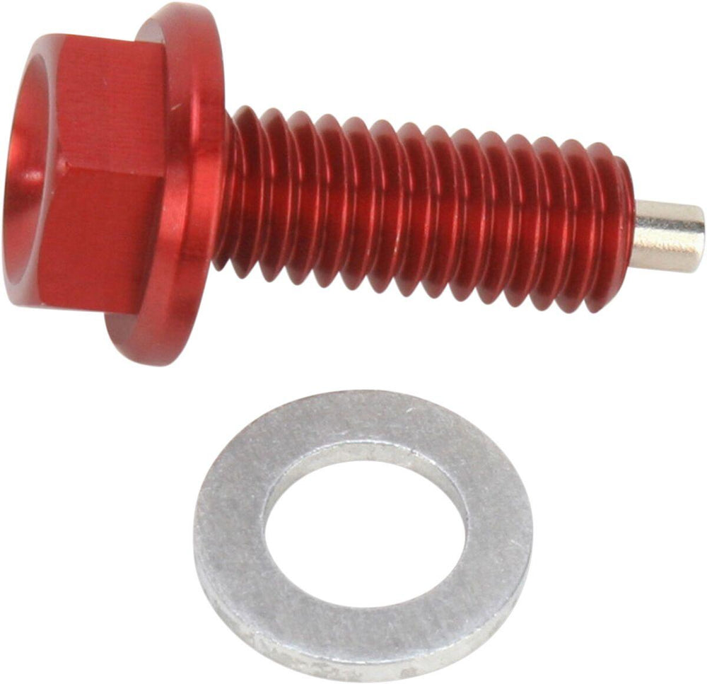 Moose Racing Magnetic Drain Plug For Honda CRF250L 2013-2016 - Red