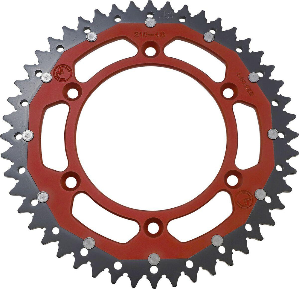 Moose Racing Dual Sprocket For Honda CR125 1984-2007 Rear Red 48T