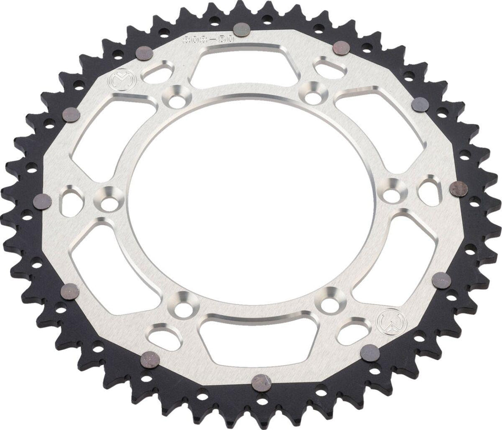 Moose Racing Dual Sprocket For Honda CR125 1984-2007 Rear Silver 50T