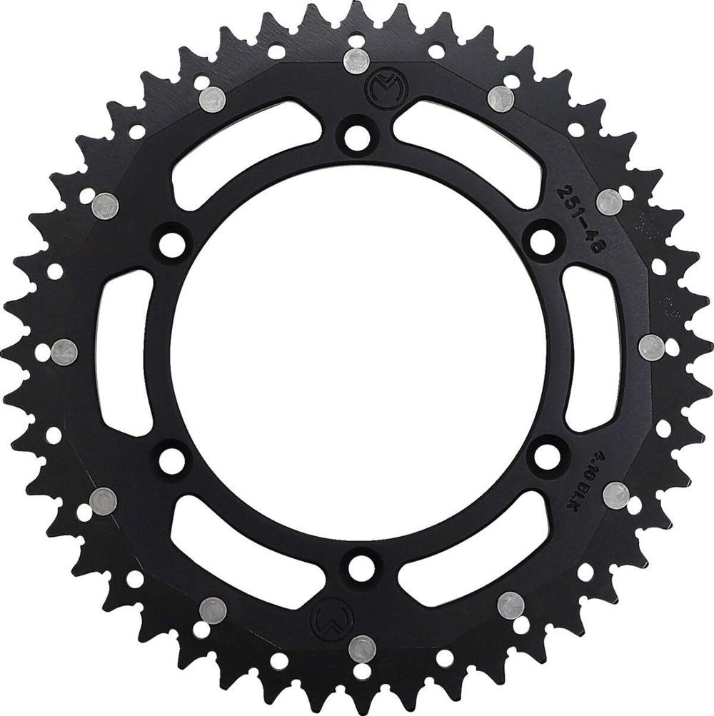 Moose Racing Dual Sprocket For Yamaha IT 250 1981-1983 Rear Black 48T