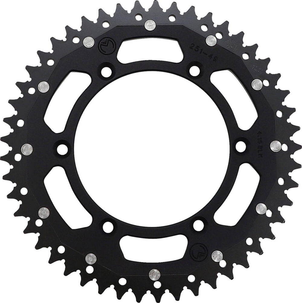 Moose Racing Dual Sprocket For Yamaha IT 250 1981-1983 Rear Black 49T