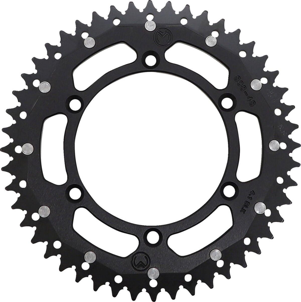 Moose Racing Dual Sprocket For Suzuki DR250 1990-1993 Rear Black 48T