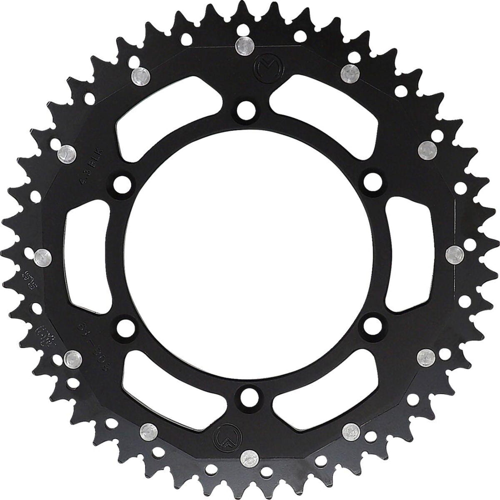 Moose Racing Dual Sprocket For Suzuki DR250 1990-1993 Rear Black 49T