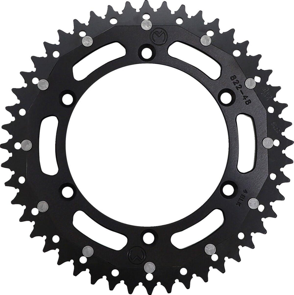 Moose Racing Dual Sprocket For Husqvarna CR125 1991-2013 Rear Black 48T