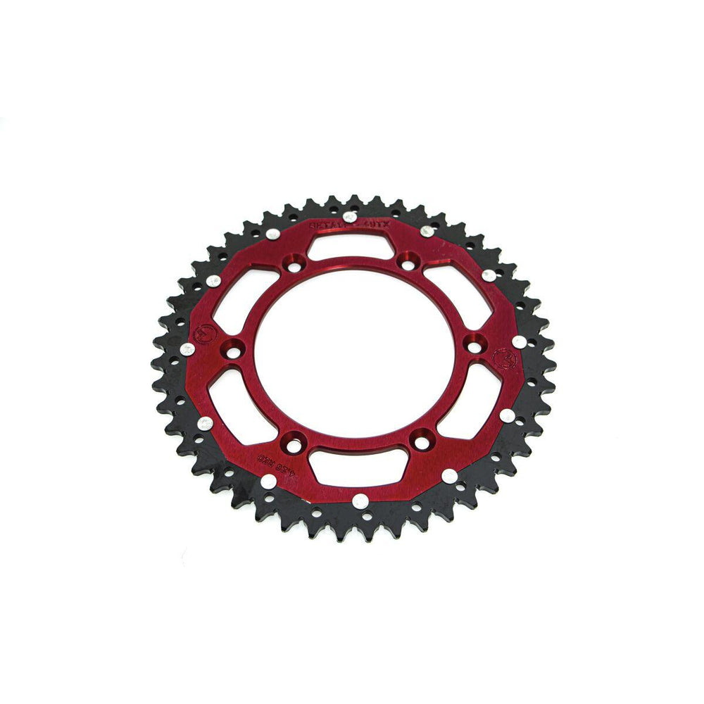 Moose Racing Dual Sprocket For Beta RR 250 2013-2018 Rear Black Red 49T