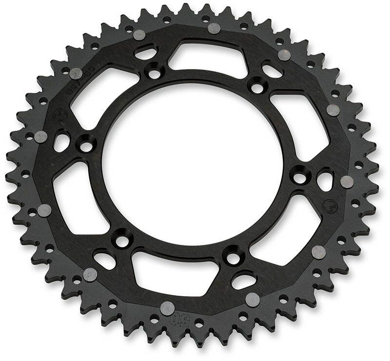 Moose Racing Dual Rear Sprocket For Gas Gas MC85 2022-2024 Rear Black 48T