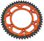 Moose Racing Dual Rear Sprocket For Gas Gas MC85 2022-2024 Rear Black Orange 49T