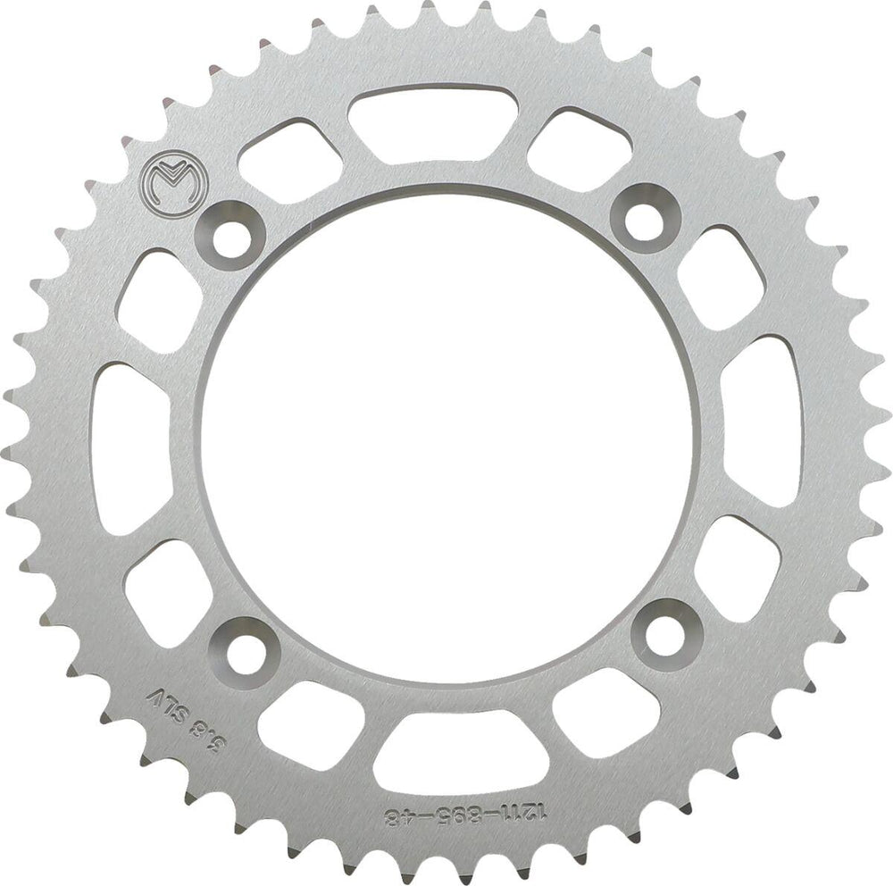 Moose Racing Rear Aluminium Sprocket For Gas Gas MC85 2022-2024 Rear Silver 48T