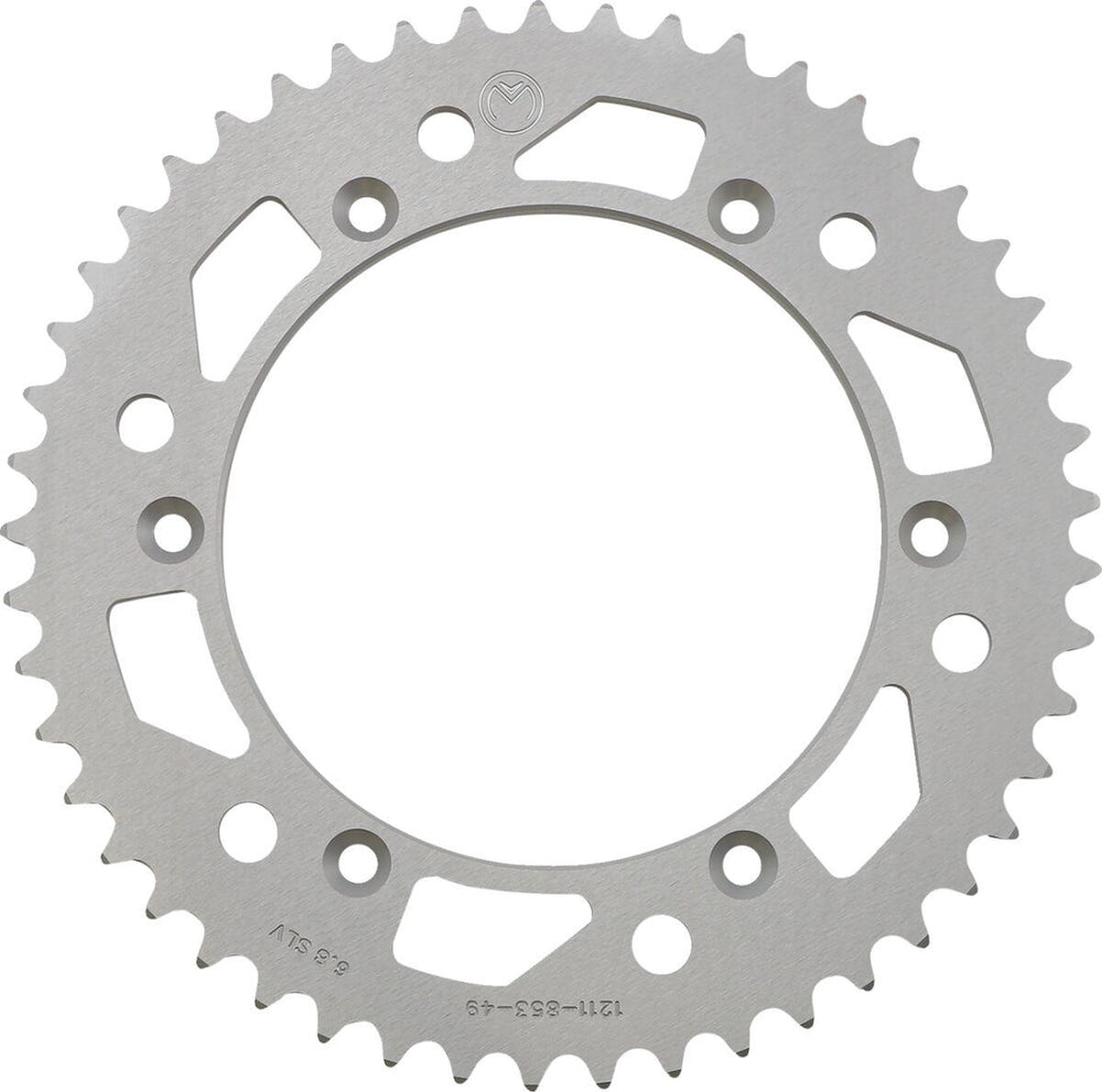 Moose Racing Rear Aluminium Sprocket For Yamaha DT 200 R 1989-1990 Rear Silver 49T