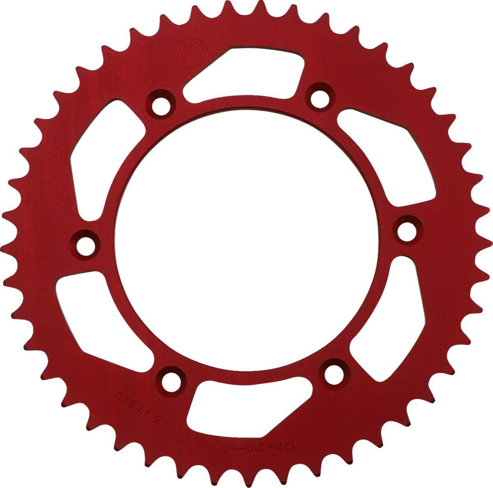 Moose Racing Rear Aluminium Sprocket For Honda CR125 1984-2007 Rear Red 45T
