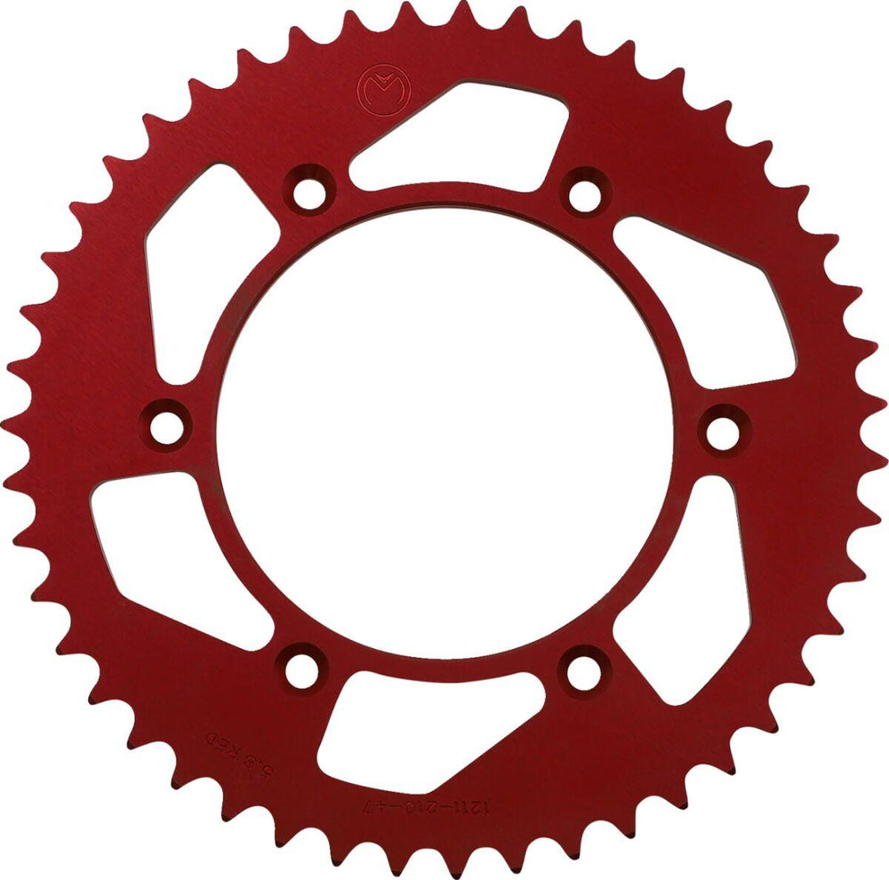 Moose Racing Rear Aluminium Sprocket For Honda CR125 1984-2007 Rear Red 47T