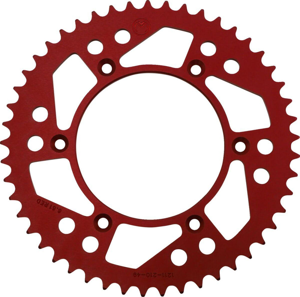 Moose Racing Rear Aluminium Sprocket For Honda CR125 1984-2007 Rear Red 49T