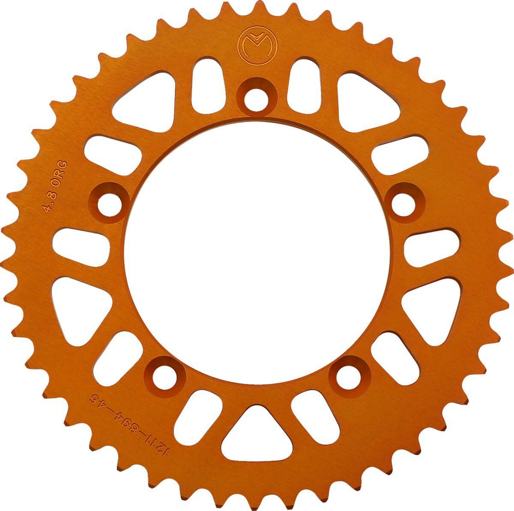 Moose Racing Rear Aluminium Sprocket For Gas Gas MC65 2021-2023 Rear Orange 46T
