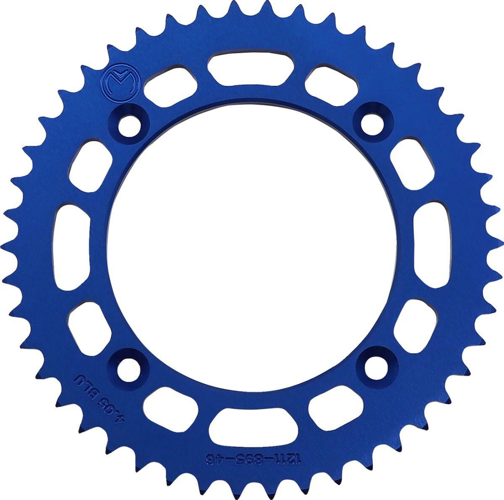 Moose Racing Rear Aluminium Sprocket For Gas Gas MC85 2022-2024 Rear Blue 46T