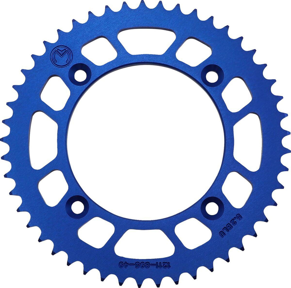 Moose Racing Rear Aluminium Sprocket For Gas Gas MC85 2022-2024 Rear Blue 49T