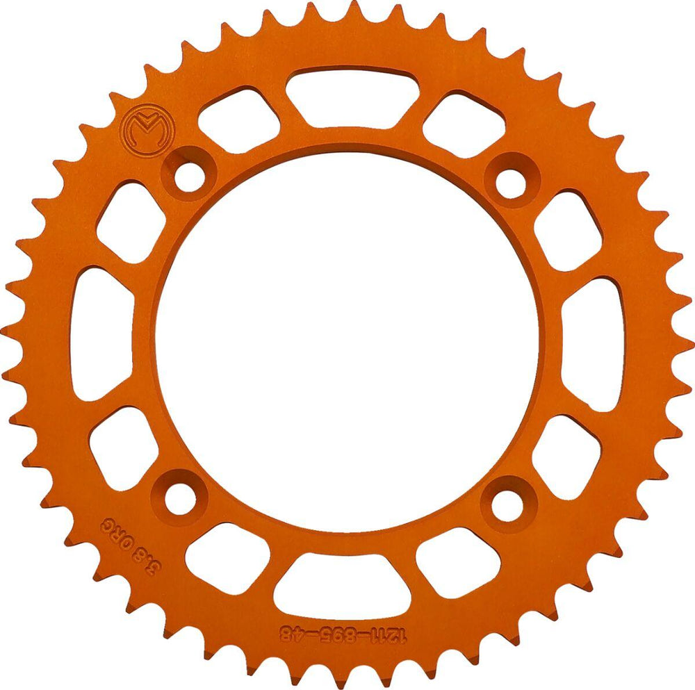 Moose Racing Rear Aluminium Sprocket For Gas Gas MC85 2022-2024 Rear Orange 48T