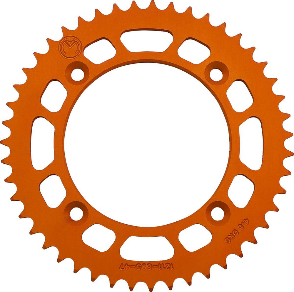 Moose Racing Rear Aluminium Sprocket For Gas Gas MC85 2022-2024 Rear Orange 47T