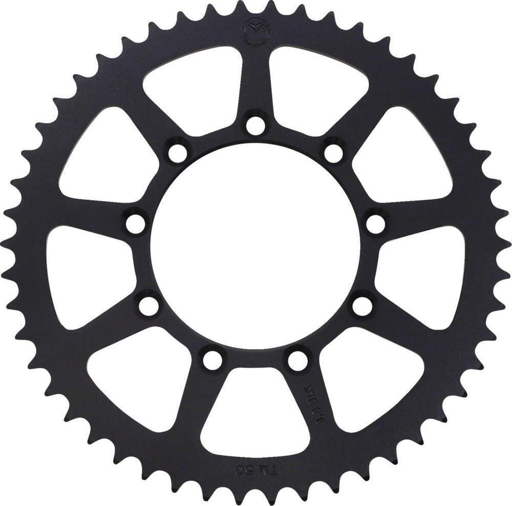 Moose Racing Rear Aluminium Sprocket For TM EN 125 2004-2018 Rear Black| Powder-Coated 50T