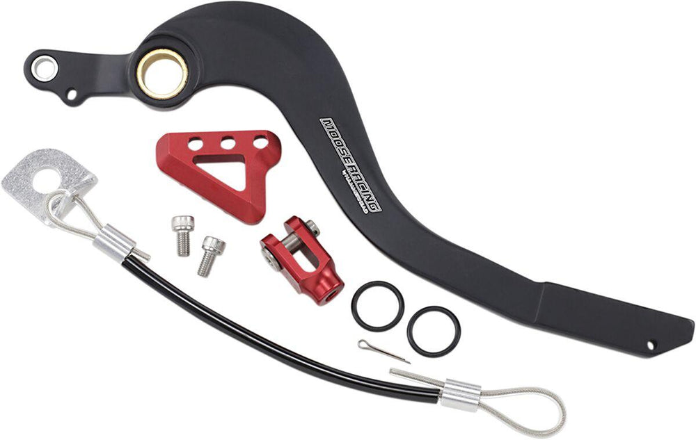 Moose Racing Brake Pedal For Honda CRF250R 2004-2017 - Black Red