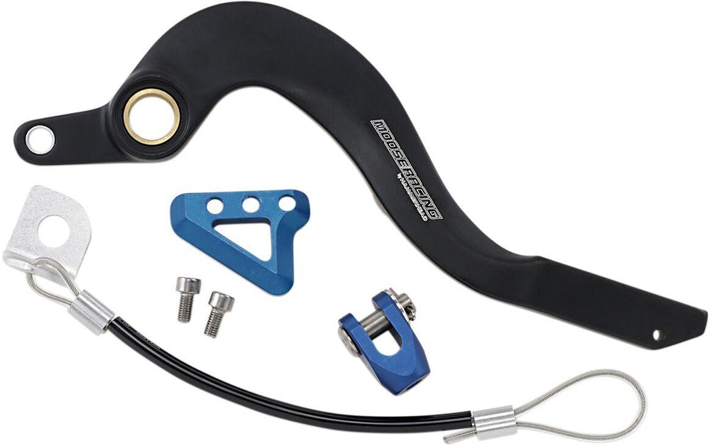 Moose Racing Brake Pedal For Yamaha WRF450 2012-2018 - Black Blue