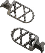 Moose Racing Pro Footpegs For Gas Gas EC 125 1997-2010 - Chrome